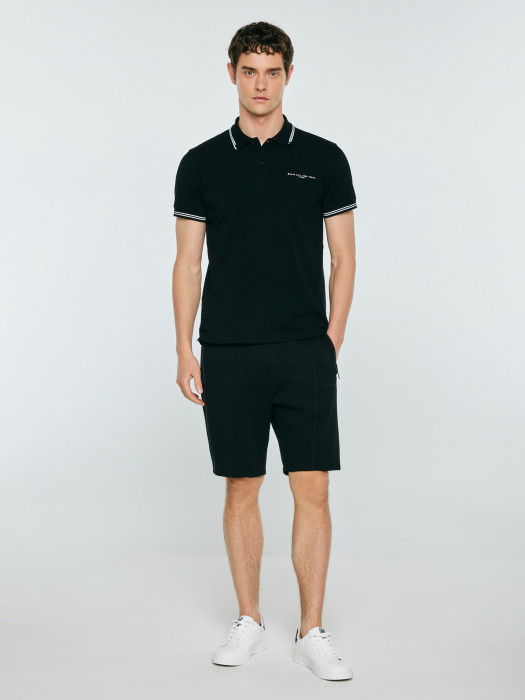 Čierne teplákové šortky WLADORSH 906